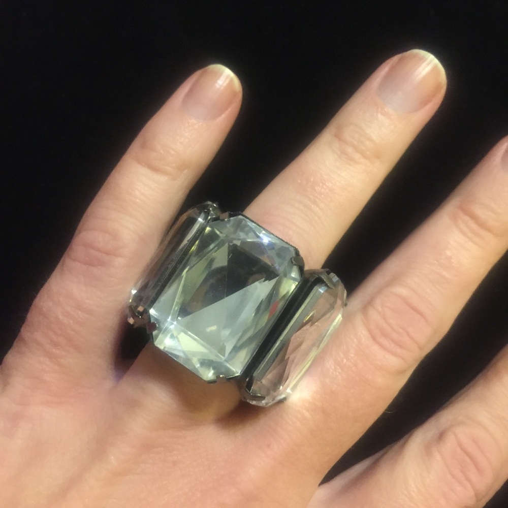 Chunky Baguette Ring